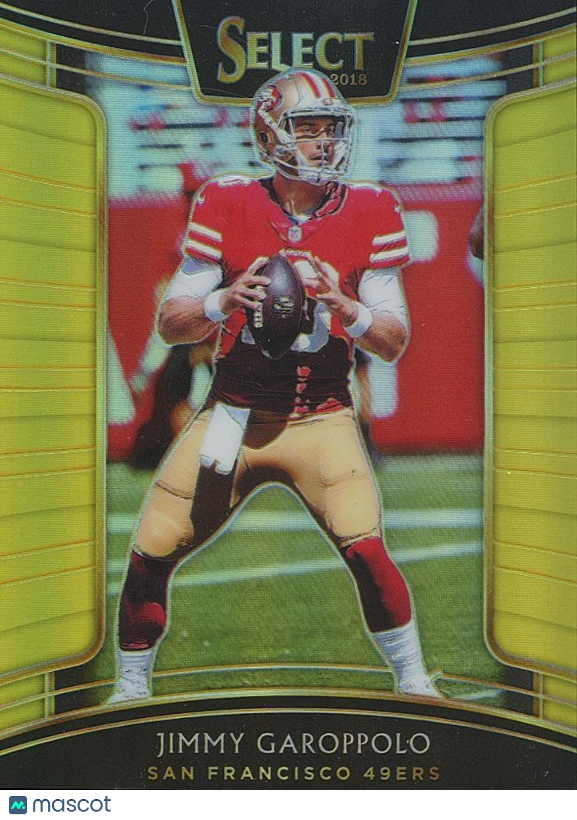 Jimmy Garoppolo 2018 Select GOLD Prizm SSP San Francisco 49ers 2/10 #36