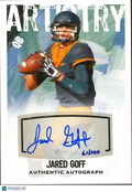 Jared Goff 2016 SAGE Artistry Auto Autograph Rookie RC Cal Detroit Lions 61/100