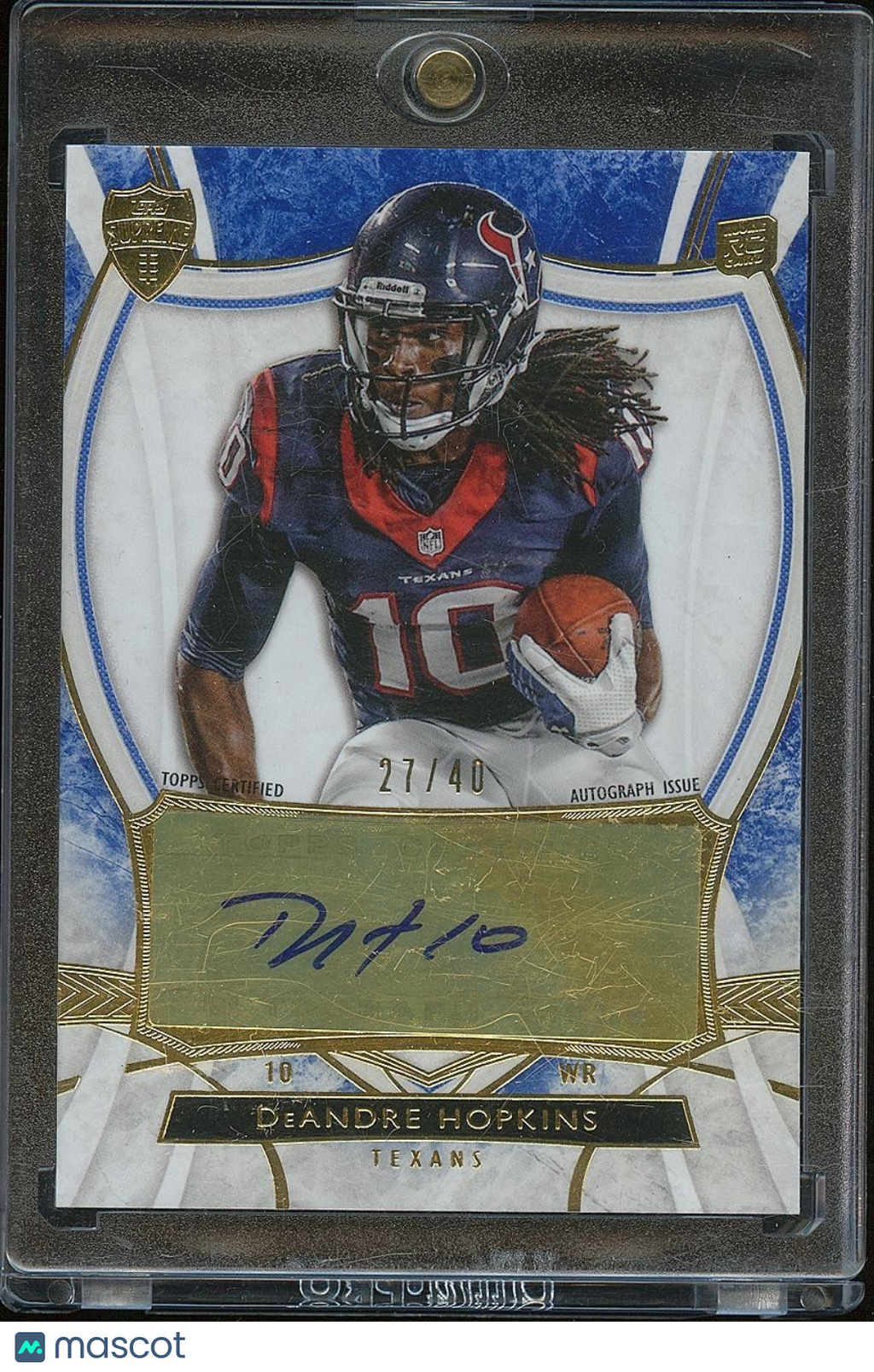 Deandre Hopkins 2013 Topps Supreme Auto Autograph Rookie Houston Texans 27/40