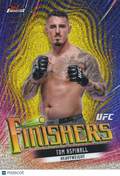 Tom Aspinall 2024 Topps Finest GOLD Glitter Refractor Finishers UFC MMA 12/50