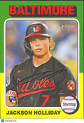 Jackson Holliday 2024 Topps Heritage City Swap SSP Rookie RC Orioles #692