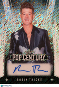 Robin Thicke - 2025 Leaf Pop Century - Silver Shimmer  12/15 - Autograph Auto