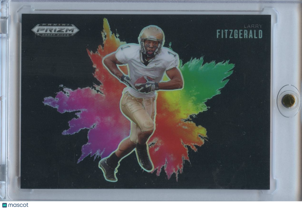 Larry Fitzgerald 2025 Prizm Draft COLORBLAST SSP CASE HIT Pitt Arizona Cardinals