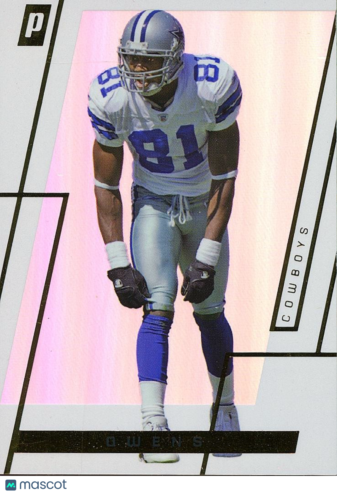 Terrell Owens 2007 Topps Paradigm GOLD Dallas Cowboys 12/25 #37