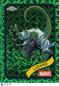 2025 Topps Chrome Marvel Lizard SP Hulk Green Lazer Refractor Color Match 83/99