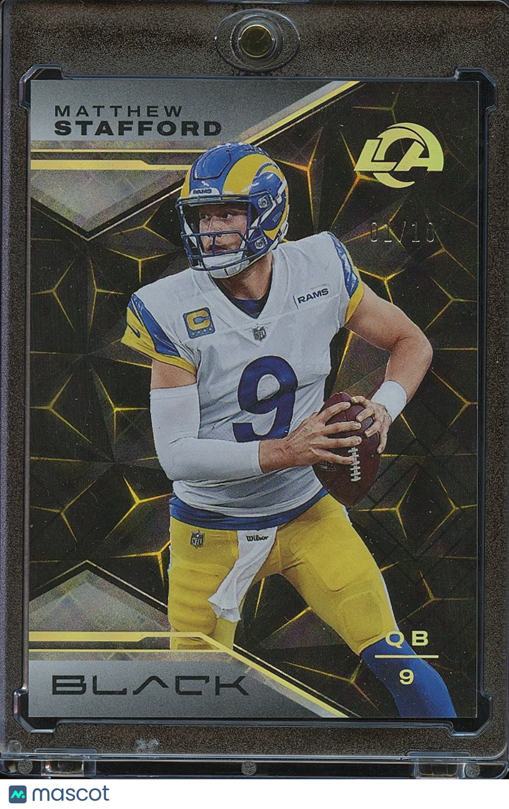 Matthew Stafford 2023 Panini Black GOLD SSP Los Angeles Rams 1/10 #24