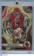 Deion Burks 2024 Bowman's Best SUPERFRACTOR Rookie RC 1/1 Oklahoma Sooners