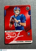 Daniel Jones 2019 Elements Red Auto Autograph SSP RC New York Giants Colts 20/25