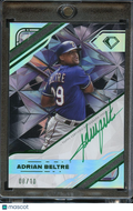 Adrian Beltre 2025 Diamond Icons Green Ink Auto Autograph Texas Rangers 8/10