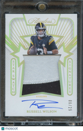 Russell Wilson 2024 Flawless Auto Autograph Patch Pittsburgh Steelers 6/25