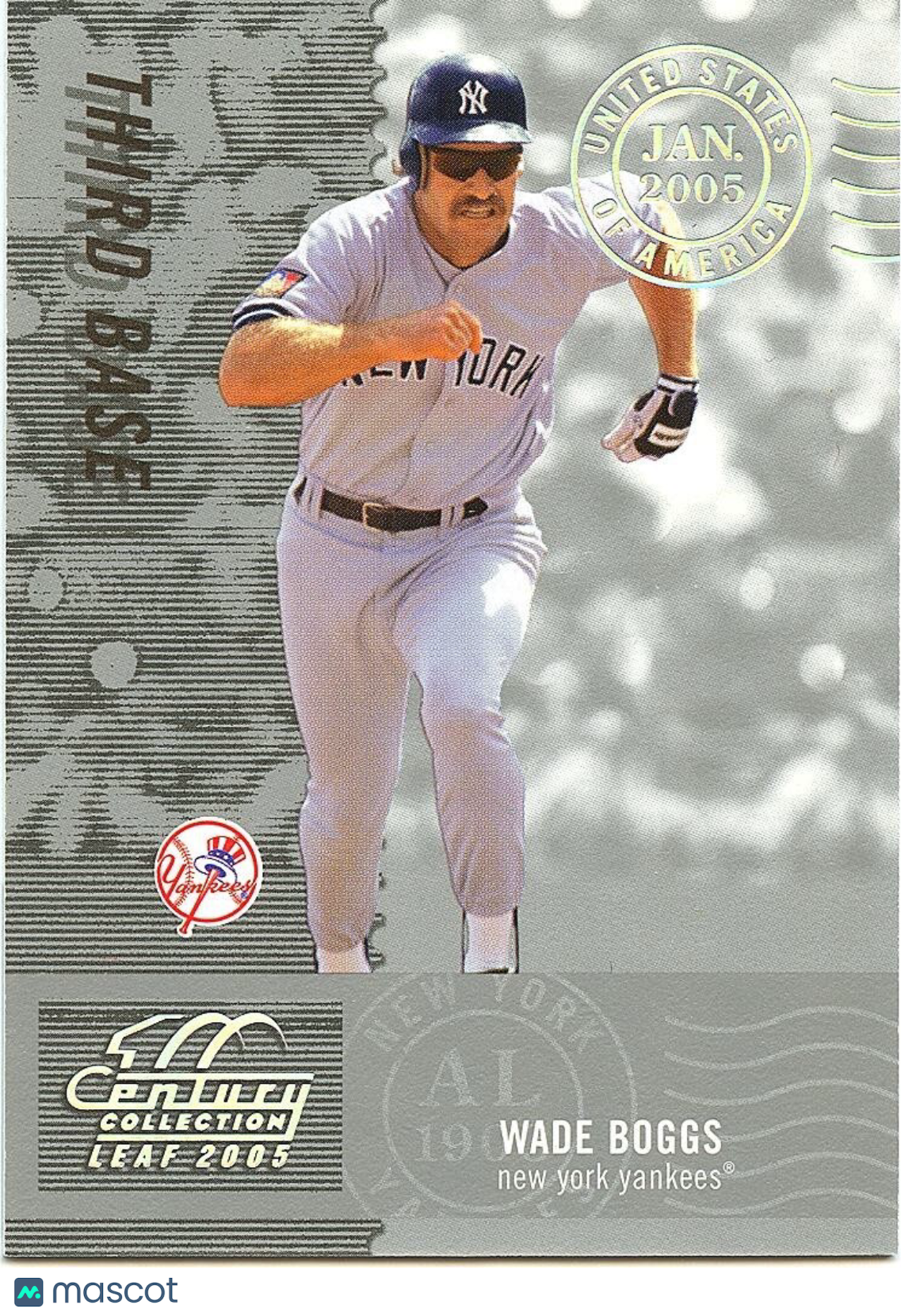 Wade Boggs 2004 Leaf Century Collection Silver New York Yankees 98/100