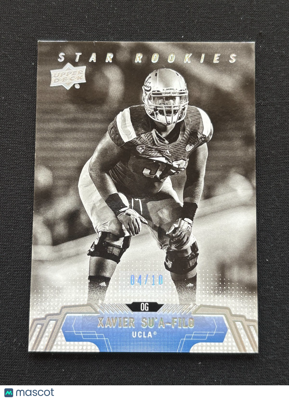 Xavier Su'A-Filo 2014 Upper Deck Star Rookie RC Black & White SSP UCLA 4/10