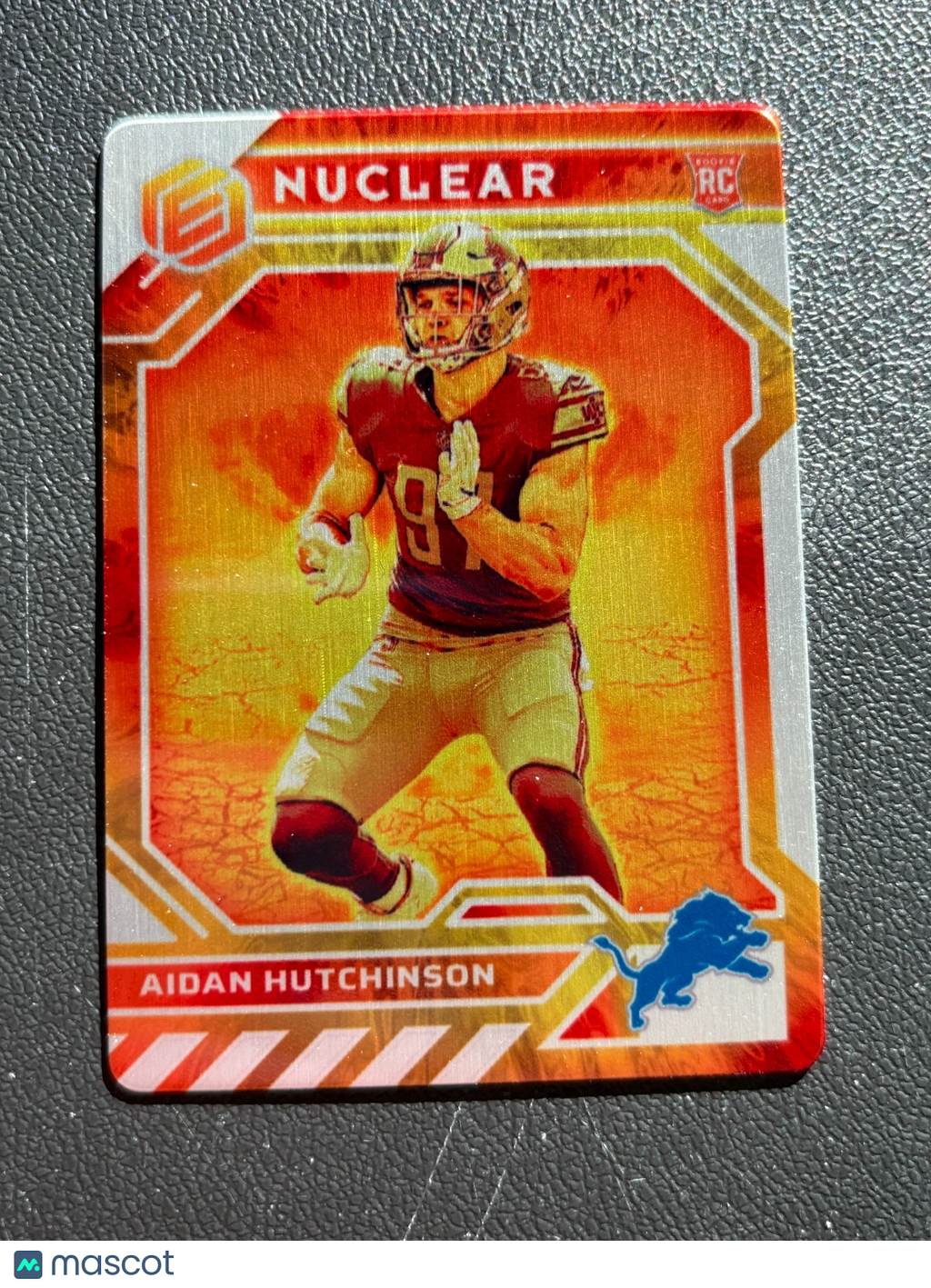 Aidan Hutchinson 2022 Elements Nuclear SSP CASE HIT Rookie RC Detroit Lions