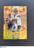 Dorian Thompson-Robinson 2023 Optic Mythical GOLD Prizm RC Rookie Browns 5/10