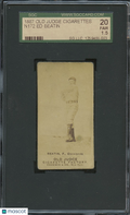 Ed Beatin 1887 Old Judge Cigarettes N172 Detroit Wolverines SGC 20
