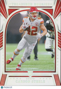Carson Steele 2024 National Treasures HOLO Rookie RC Kansas City Chiefs 25/25