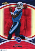 Vince Young 2010 Topps Finest RED Refractor Tennessee Titans Longhorns 11/25 #89