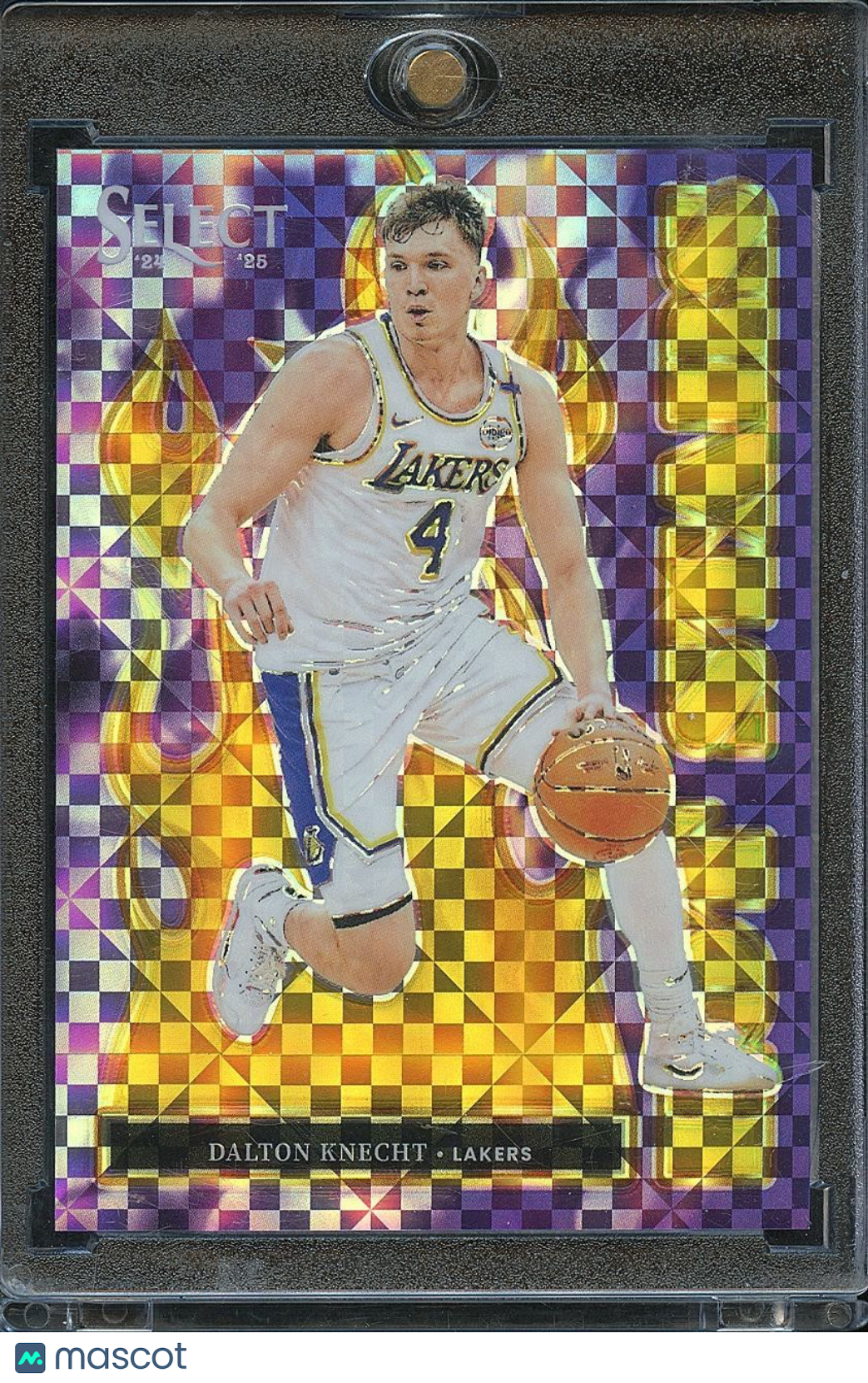 Dalton Knecht 2024-25 Select Hot Stars GOLD Prizm Rookie RC LA Lakers 8/10