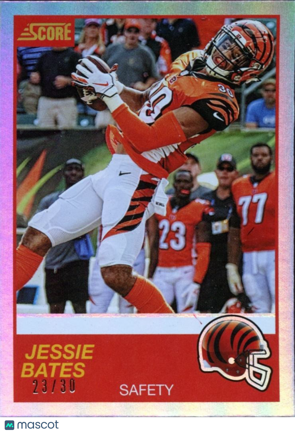 Jessie Bates 2019 Score 30th Anniversary SSP Cincinnati Bengals 23/30