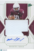 Marcel Reed 2025 National Treasures Auto Autograph Patch Rook RC Texas A&M 11/39
