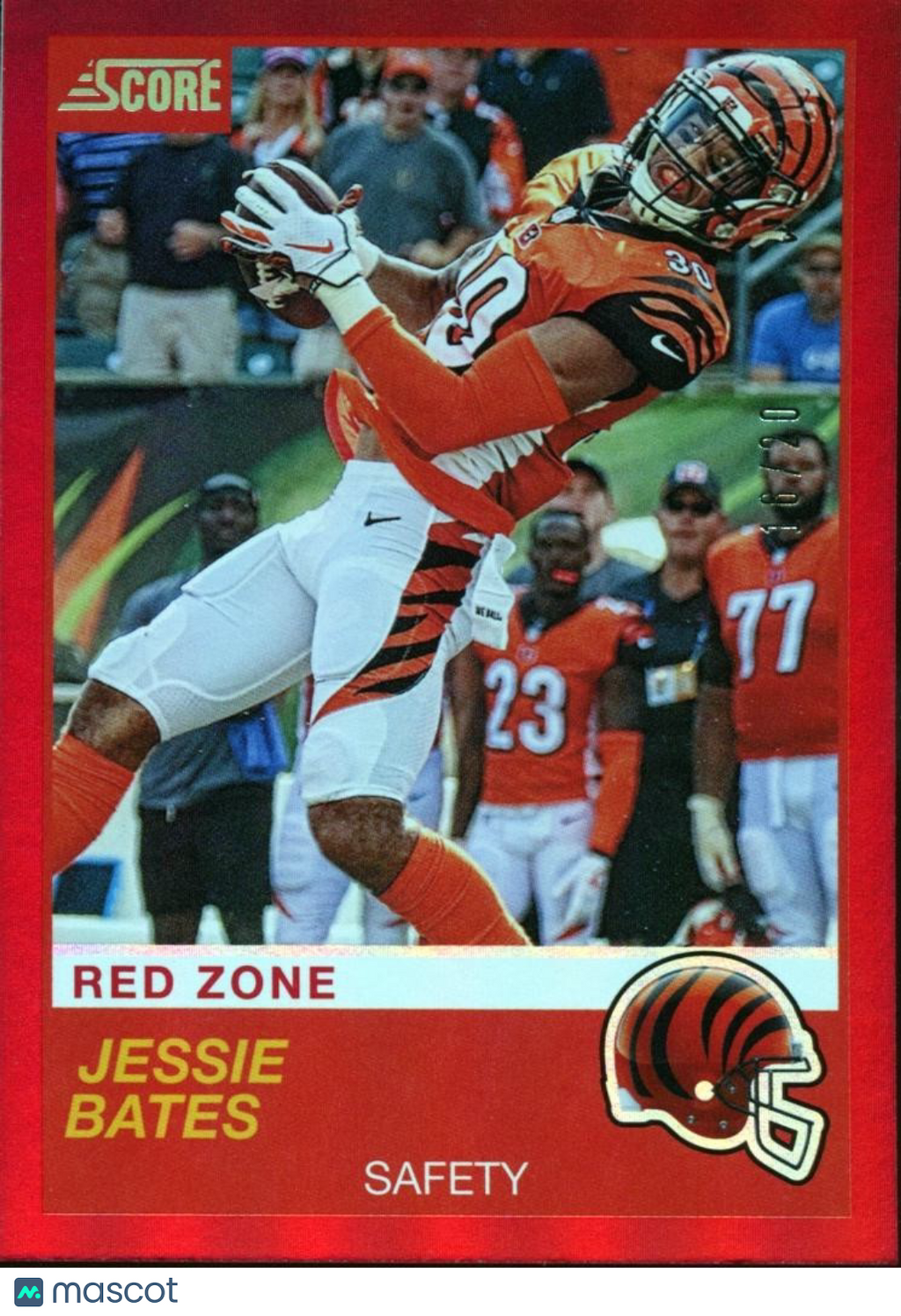 Jessie Bates III 2019 Score Red Zone SSP Cincinnati Bengals 16/20
