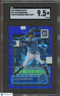 Julio Rodriguez 2022 Optic Rated Rookie Purple Pandora RC Mariners 70/99 SGC 9.5