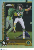 Jacob Wilson 2025 Topps Chrome Image Variation Refractor Rookie RC Athletics