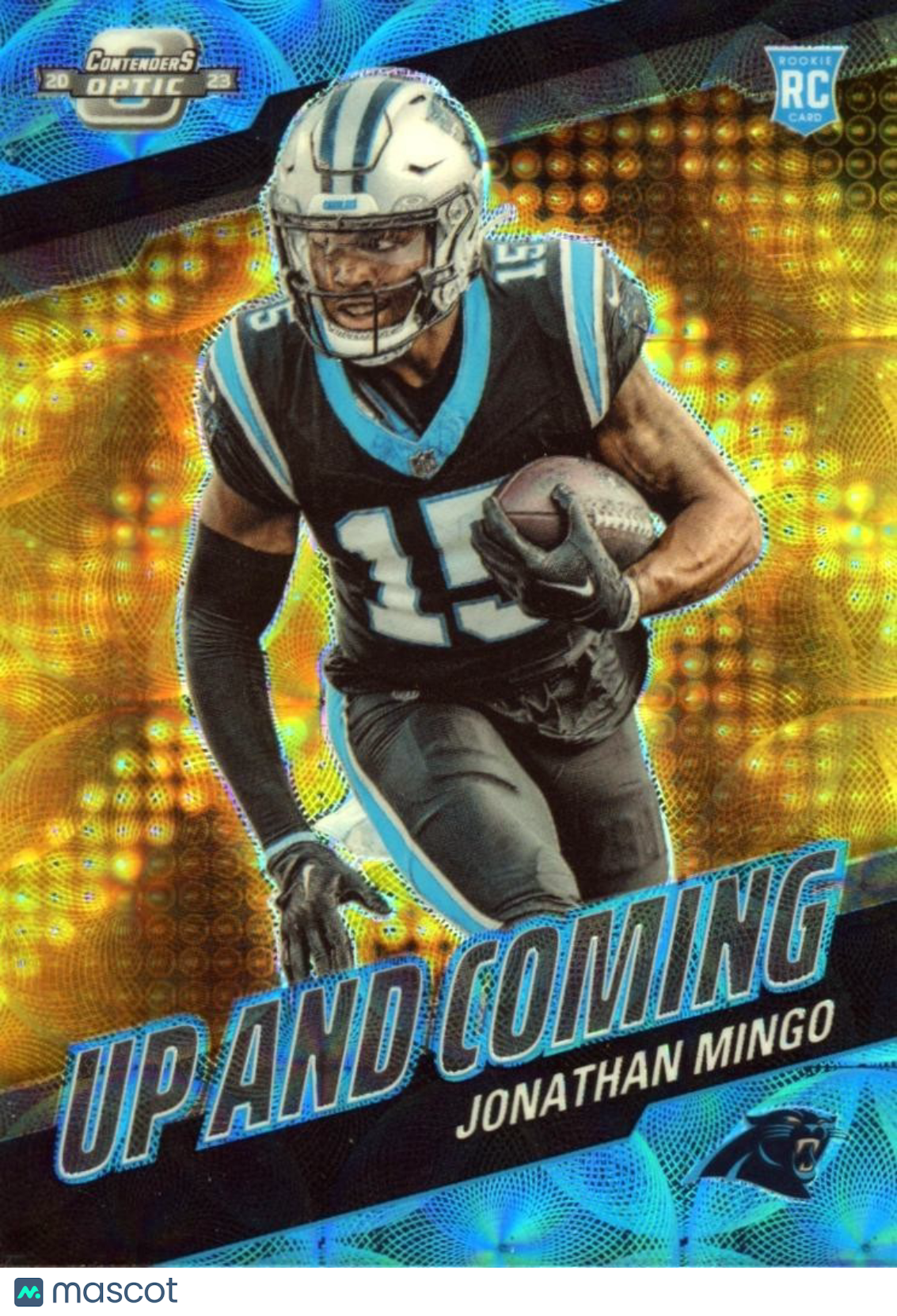 Jonathan Mingo 2023 Contenders Optic Up And Coming RC Rookie Panthers 24/25