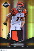 Jordan Shipley 2011 Limited 2 Color Game Worn Patch Bengals Texas Longhorns 3/50