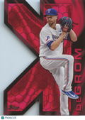 Jacob Degrom 2025 Topps Reverse K Zone SSP SHORTPRINT Texas Rangers