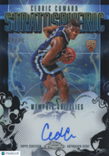 Cedric Coward 2025-26 Topps Chrome Black Auto Autograph RC Rookie Grizlies 7/10