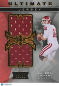 Landry Jones 2013 Ultimate Jersey Patch JERSEY NUMBER RC OU Sooners 12/50