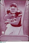 Knile Davis 2013 Bowman Sterling Printing Plate RC Kansas City Chiefs 1/1