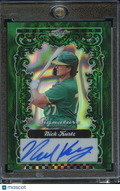 Nick Kurtz 2025 Leaf Signature GREEN Auto Autograph RC Oakland Athletics 1/1