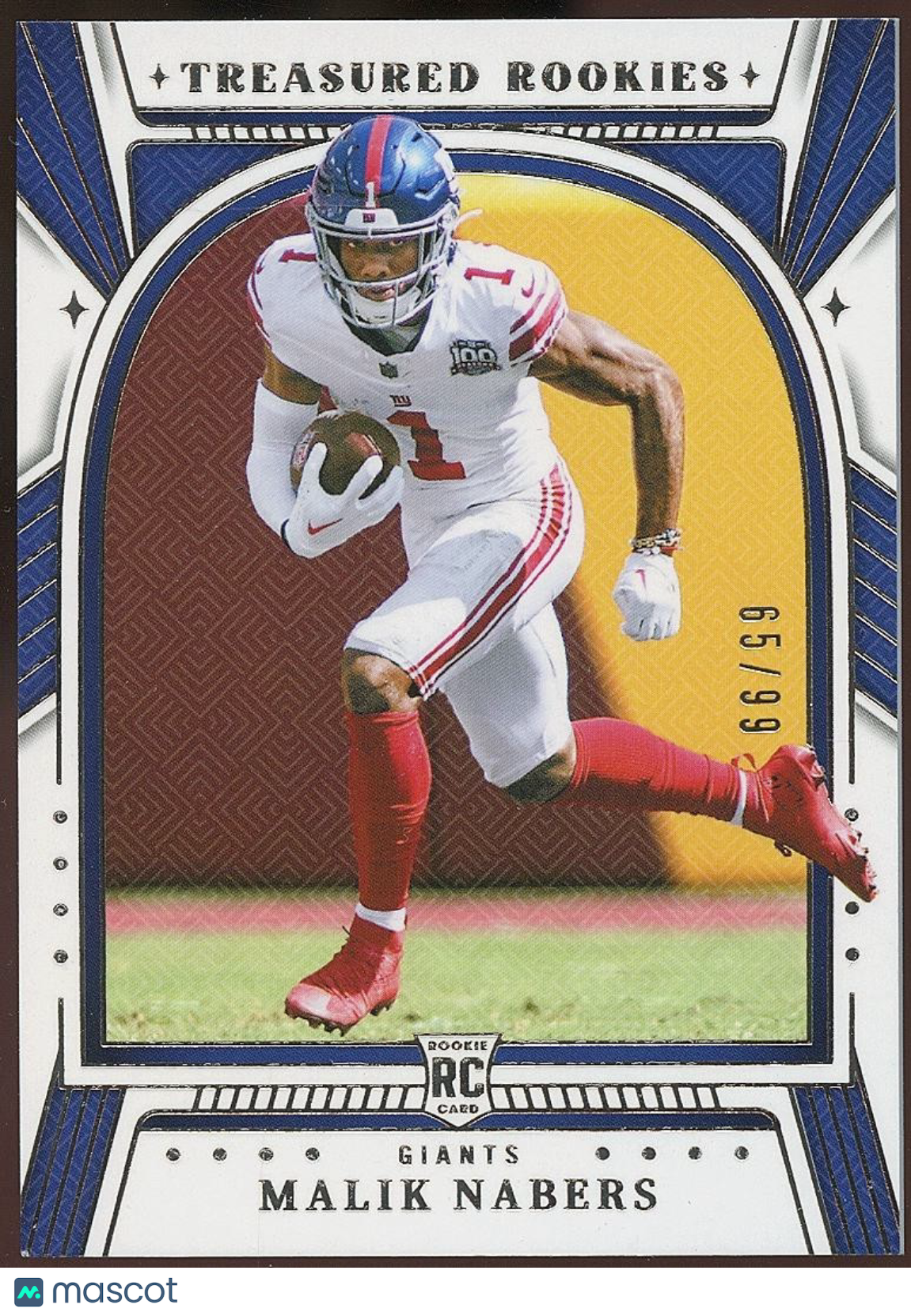 Malik Nabers 2024 National Treasures Treasured Rookies RC New York Giants 65/99