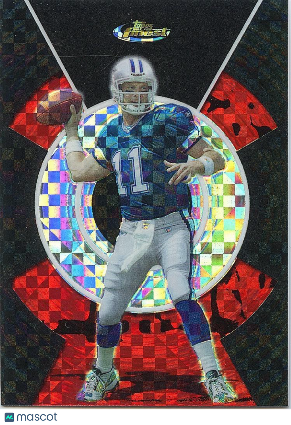 Drew Bledsoe 2005 Topps Finest Black XFractor SSP Dallas Cowboys 2/25 #19