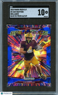 Cam Skattebo 2025 Prizm Draft Brilliance Blue Ice RC Rookie Giants 66/149 SGC 10
