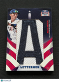Mark Mathias 2015 Stars & Stripes Game Worn Lettermen Patch Brewers 2/7