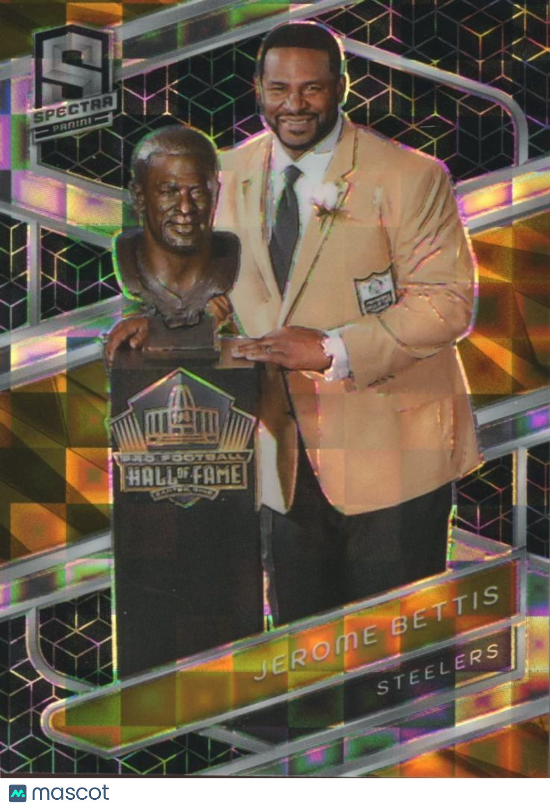 Jerome Bettis 2024 Spectra Hall Of Fame Spectris Prizm Pittsburgh Steelers 25/30