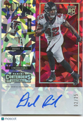 Duke Riley 2017 Contenders Auto Autograph Cracked Ice RC Falcons LSU 2/25