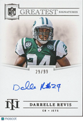Darrelle Revis 2024 National Treasures On Card Auto Autograph New York Jets /99