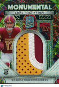 Luke Mccaffrey 2024 Spectra 3 Color Patch RC Washington Commanders 16/25