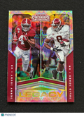Jerry Jeudy / Julio Jones 2020 Contenders GALACTIC SSP CASE HIT Alabama Tide