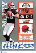 Colt Mccoy 2010 Contenders Auto Autograph RC Texas Longhorns Browns #207