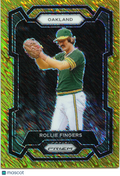 Rollie Fingers 2024 Prizm FOTL GOLD Shimmer Prizm Oakland Athletics 5/7 #176