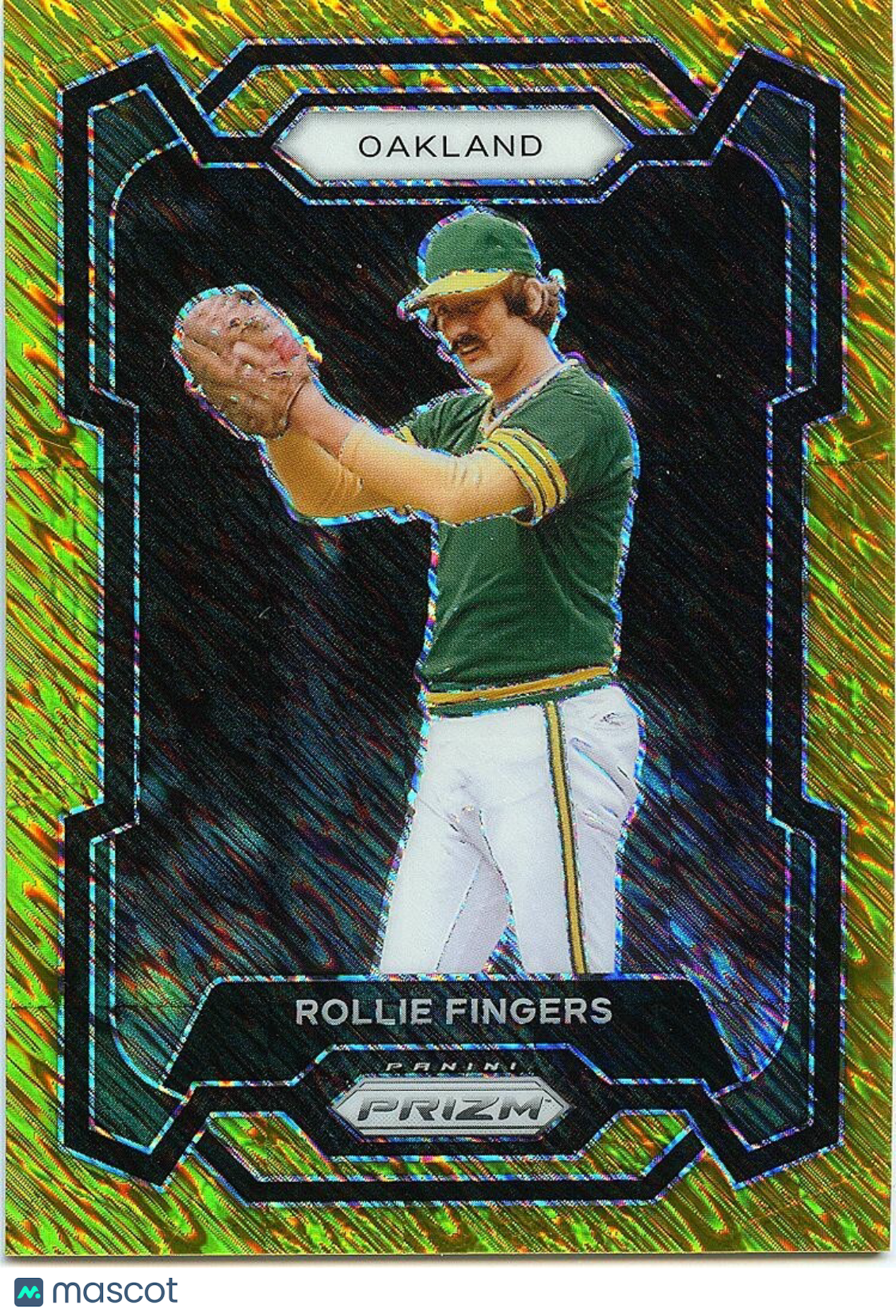 Rollie Fingers 2024 Prizm FOTL GOLD Shimmer Prizm Oakland Athletics 5/7 #176