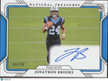 Jonathon Brooks 2024 National Treasures On Card Auto Autograph Panthers 88/99