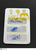 Jalen Milroe /Bond Haynes Leaf Triple Auto Autograph Printing Plate Alabama 1/1
