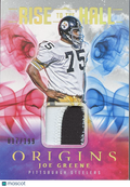 Joe Greene 2025 Origins Rise to the Hall Jersey Patch Pittsburgh Steelers 17/199