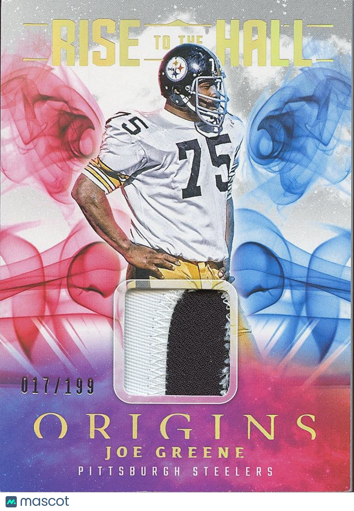 Joe Greene 2025 Origins Rise to the Hall Jersey Patch Pittsburgh Steelers 17/199